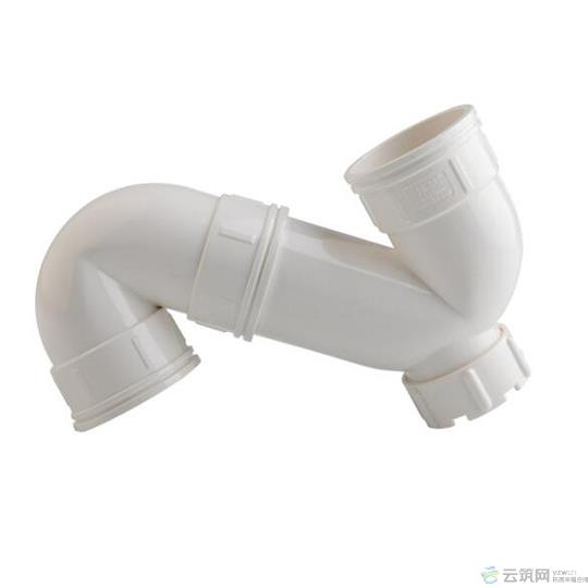 中财pvc排水管s型存水弯 s型存水弯 pvc-u排水管下水道 存水弯s型