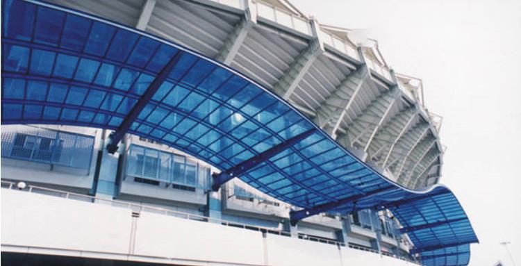 采光板(空心阳光板) pc空心阳光板 透明四层蜂窝板 隔热采光遮阳板