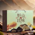 基础山珍大礼包1050克净含量礼盒【黑木耳、干香菇，小银耳、虫草花、茶树菇】