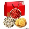 康乐县滋补干货红枸杞子干磨皮莲子银耳礼盒大礼包800g