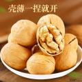 西瓜味的童话大核桃，薄皮核桃，壳薄一捏就开500g