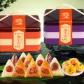 西瓜味的童话3层提篮端午有礼A（橙款紫款）粽子礼盒1480g