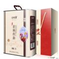 一级冷榨亚麻籽油2500毫升/盒 纯亚麻籽油2.5升铁桶装，一级物理冷榨食用油初榨。