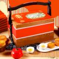 西瓜味的童话尊贵礼3层提篮高档款10饼9味860克
