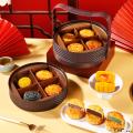 西瓜味的童话秋月礼 2层提篮 彩盒款8饼8味520克
