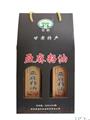 甘肃特产物理压榨亚麻籽油胡麻油月子油500ml*2包邮