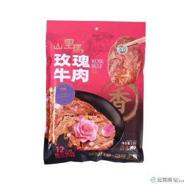 卓尼县精选玫瑰牛肉开袋即食独立包装130g