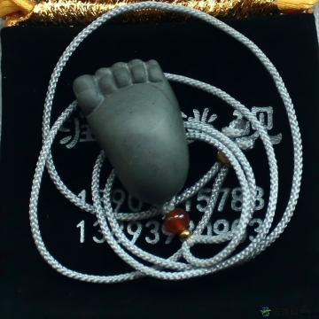 洮砚《手把件知足常乐》