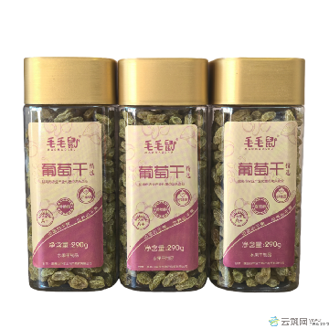 精品葡萄干290克／罐