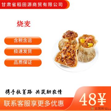（绿小象）500克玉米火腿烧麦*1（50克*10个/袋）