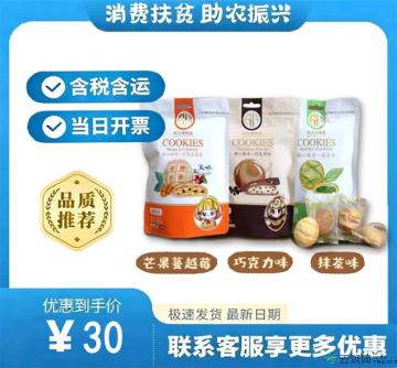 康乐县甜心曲奇60g*袋任意组合(包税包邮)