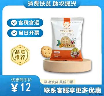 康乐县甜心曲奇芒果蔓越莓60克/袋