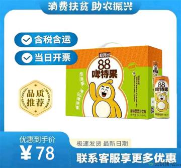 临夏特产啤特果汁（包税包邮）