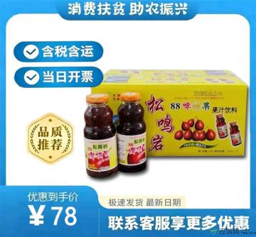 临夏特产啤特果汁（包税包邮）
