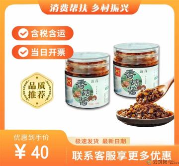 康乐县香菇酱200g*2（包税包邮）