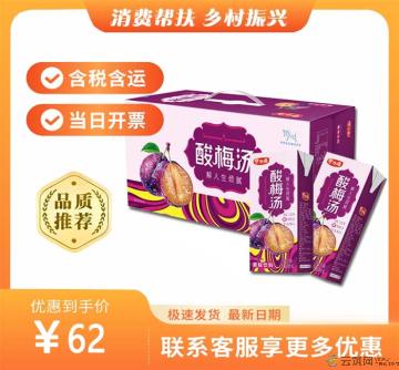 酸梅汤24盒整箱（包税包邮）