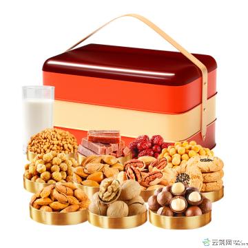 西瓜味的童话坚果礼盒橙意满满B款