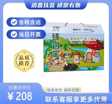 甘肃康县陇臻四宝大礼包