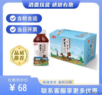 康乐县黑果子八宝茶饮料15瓶整箱（包税包邮）