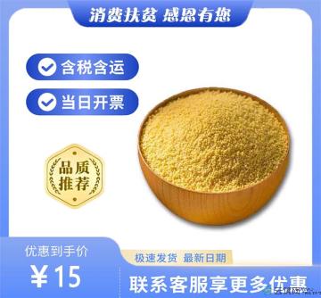 康乐县农家黄小米500g（包税包邮）