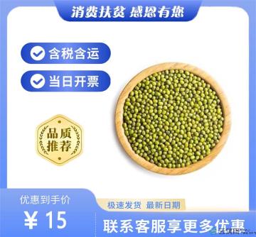 康乐县农家绿豆500g（包税包邮）