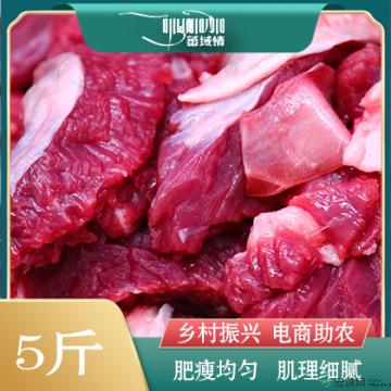 卓尼县高原散养牦牛肉原切牛肉5斤新鲜牛腿肉