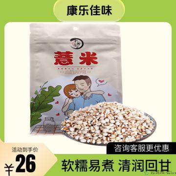 康乐县精选小薏米500g/包