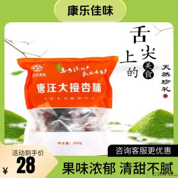 康乐县精品大接杏脯250g/袋