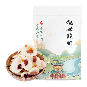 坚果  桃心酸奶