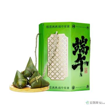 端午 端午纳福礼盒  （10粒粽子 2粒咸鸭蛋）