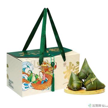 端午 粽福安康礼盒 （8粒粽子 2粒咸鸭蛋）