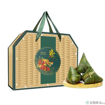 清真粽子 浓情端午礼盒（4粽+绿豆皇）