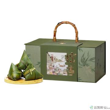 端午 福粽临门礼盒  （12粒粽子 6粒咸鸭蛋 1罐蜂蜜）