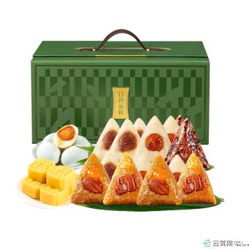 端午特惠    端午高档送礼佳品（14粽4绿豆糕6鸭蛋）送礼体面高档礼盒