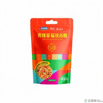 青稞草莓优谷脆200克/袋