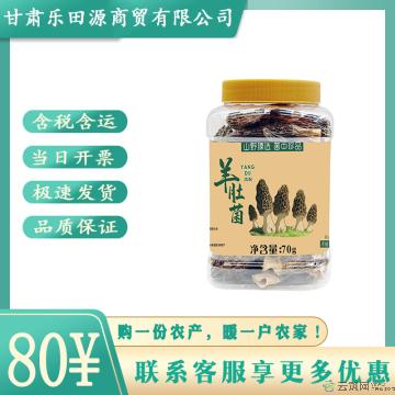 卓尼高原藏珍品羊肚菌70g煲汤煮粥