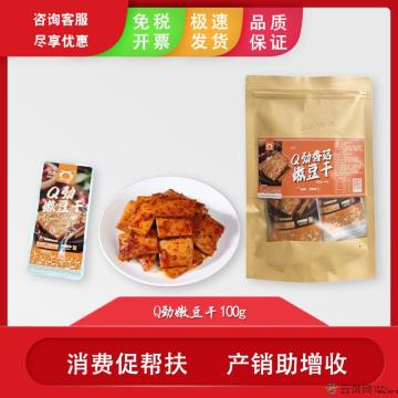 康乐特产Q劲香菇嫩豆干100g/袋