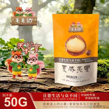 毛毛鼠坚果夏威夷果50克/袋