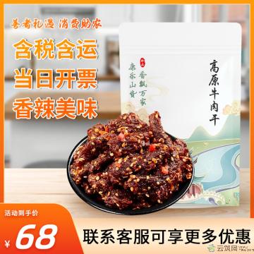 筋弹肉嫩 秘制调味手撕牛肉干麻辣味250g