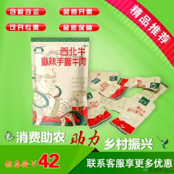 康乐县西北牛麻辣手撕牛肉（包税包邮）