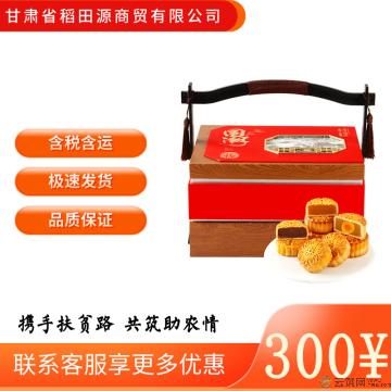西瓜味的童话尊贵礼 3层提篮 高档款10饼9味860克