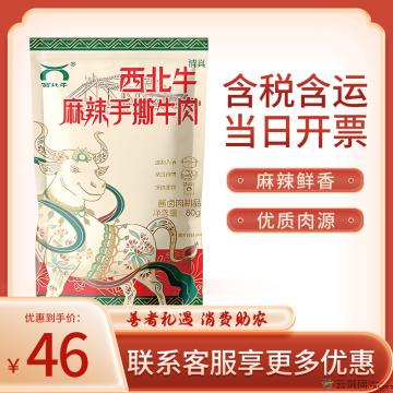 精选天然放牧 古法秘制麻辣手撕牛肉80g