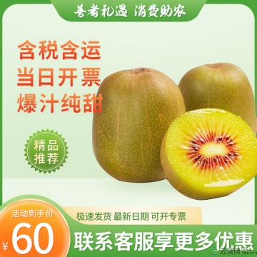 水果  红心猕猴桃果  彩箱（多款彩箱随机）