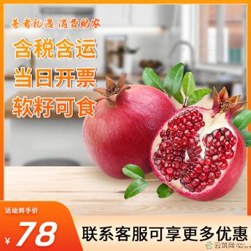 【水果】软籽石榴大果  9斤