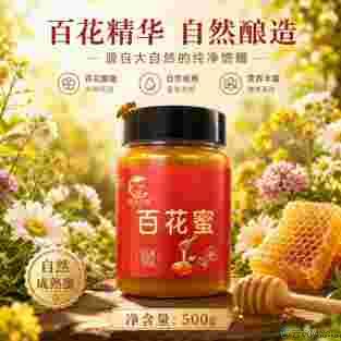 舟曲县百花蜜500g/瓶装