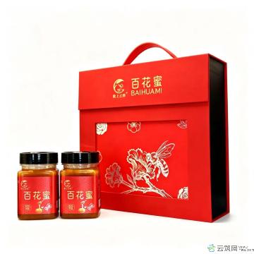 舟曲县百花蜜（礼盒喜庆装）500g*2瓶