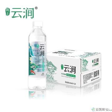 云涧冰泉天然弱碱高锶低氘矿泉水550ml*24瓶/箱