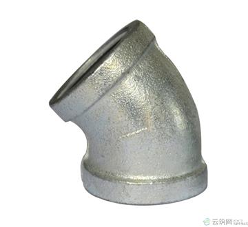 镀锌弯头45度 dn25