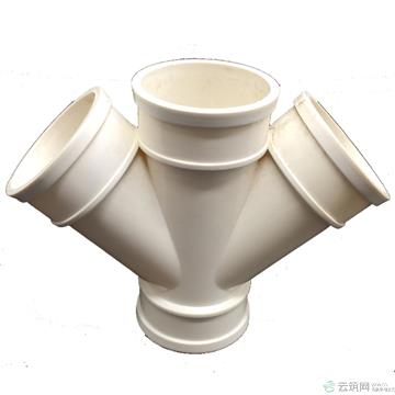 联塑pvc排水斜四通 排水斜四通