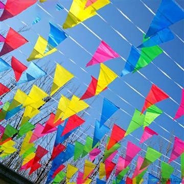 百佳爱 彩条旗 彩条旗